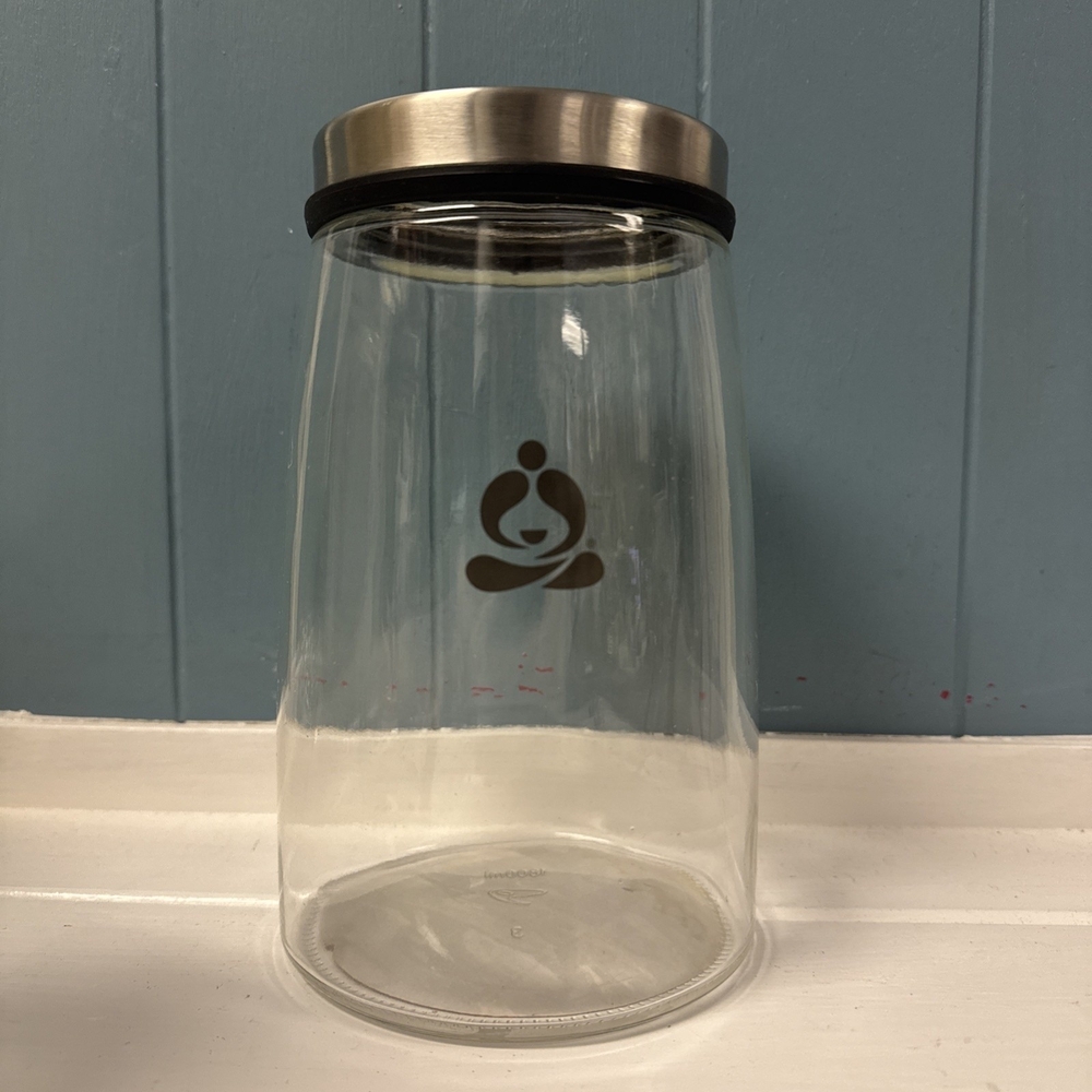 Glass Jar with Stainless Steel Lid